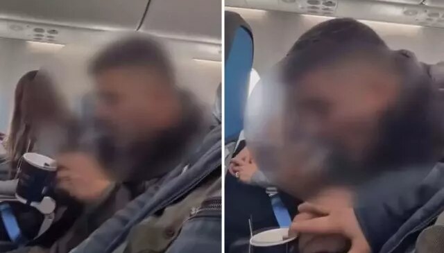 Ünlü fenomen uçakta sigara yakıp kamerayı açtı! Hemen kara listeye alındı