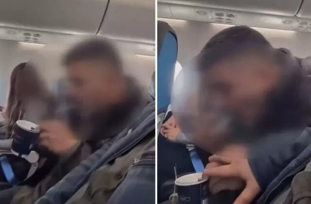 Ünlü fenomen uçakta sigara yakıp kamerayı açtı! Hemen kara listeye alındı