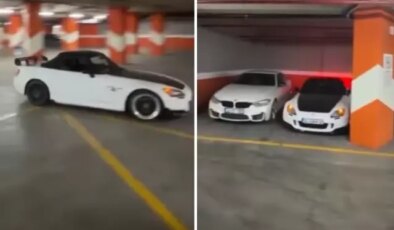 Ustaca park etti, ağızları açık bıraktı! İşte o anlar