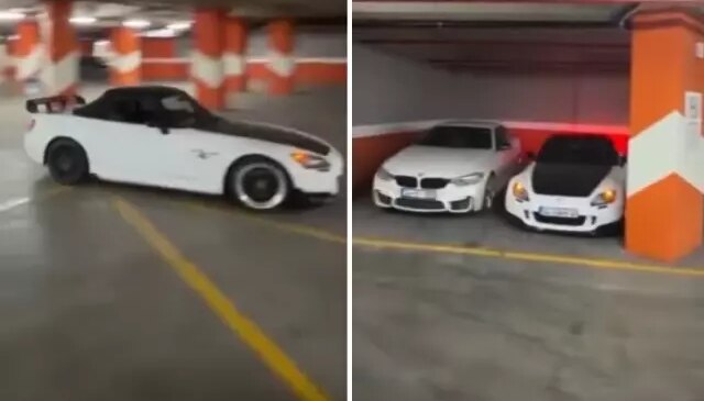 Ustaca park etti, ağızları açık bıraktı! İşte o anlar