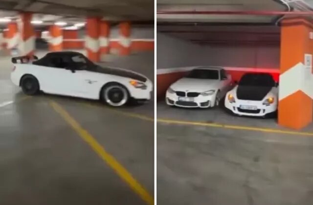 Ustaca park etti, ağızları açık bıraktı! İşte o anlar