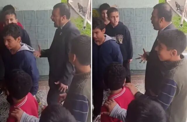 Viral olan köy öğretmeni! Videoya izleyenler şaşırıyor