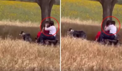 Yer: Adana! Vatandaşlar öpüşme sahnesine kayıtsız kalamadı: Günah günah