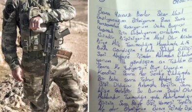 Zincir markette çalışan genç kız, kendisine aşık olan askerin mektubunu paylaştı