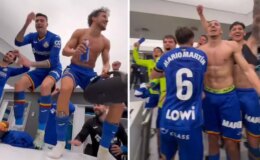 18 sene sonra gelen galibiyeti çılgınlar gibi kutladılar