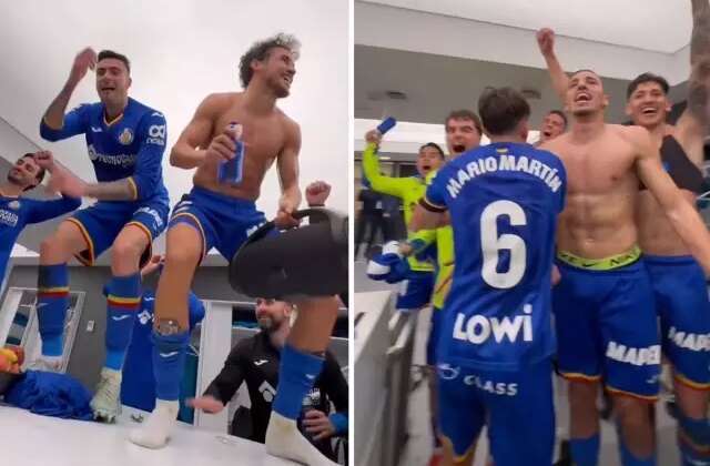 18 sene sonra gelen galibiyeti çılgınlar gibi kutladılar