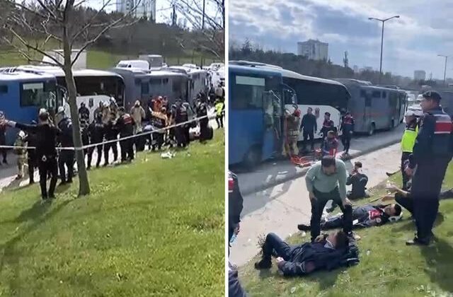 4 cezaevi aracı birbirine girdi; 6’sı jandarma 17 kişi yaralandı