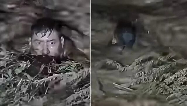 4 saat boyunca ota tutundu! Mucize kurtuluş