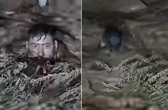 4 saat boyunca ota tutundu! Mucize kurtuluş