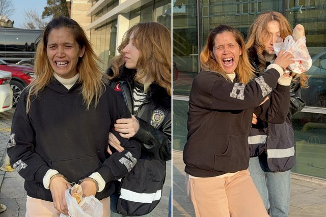 8 cocuk annesi kadin tutuklaninca aglayarak 19656427 6782 o