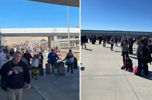 ABD’de alarm! Uçaklar pistte bekletildi, tüm havalimanı tahliye edildi