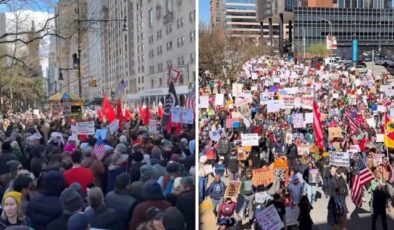 ABD’de milyonlarca kişi “Krallara hayır” protestoları için sokakta