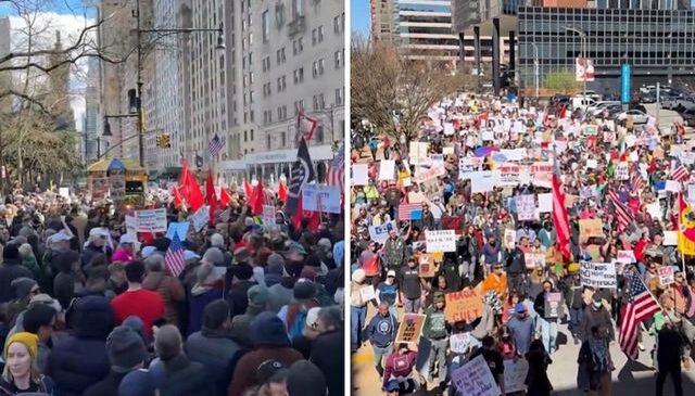 ABD’de milyonlarca kişi “Krallara hayır” protestoları için sokakta