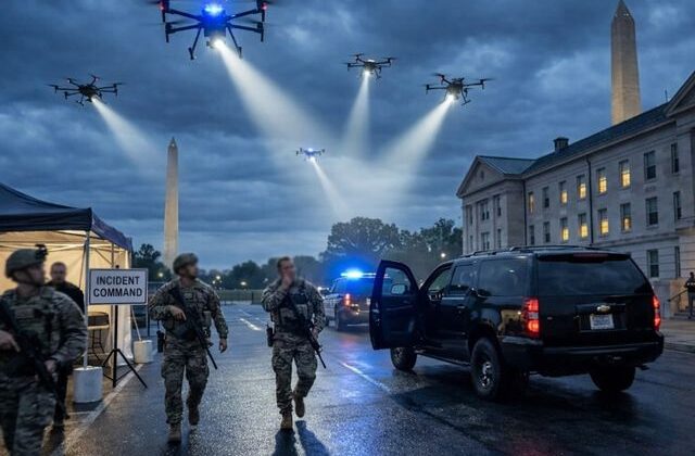 ABD’nin kalbinde gizemli İHA alarmı: İki bakanın üzerinde süzüldüler