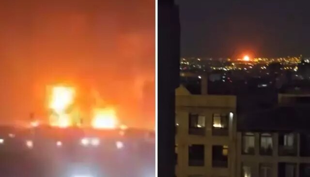 ABD ve İsrail’den İran’a saldırı! Petrol rafinerisini vurdular