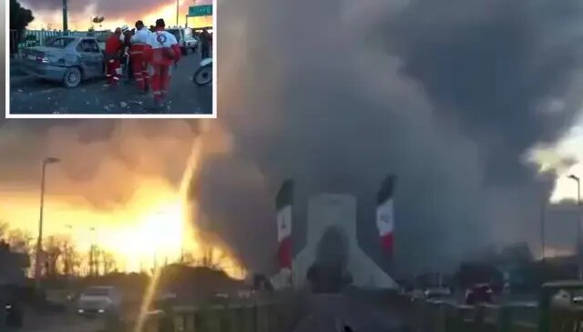 ABD ve İsrail, Tahran’daki Azadi meydanını vurdu