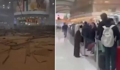 Abu Dabi havalimanında uçuşlar yeniden başladı, bavulunu kapan koştu