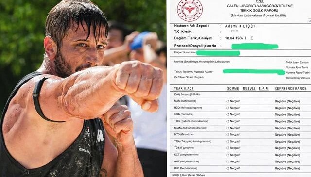 Adem Kılıçcı iddialara karşı kendi yaptırdığı test sonucunu paylaştı