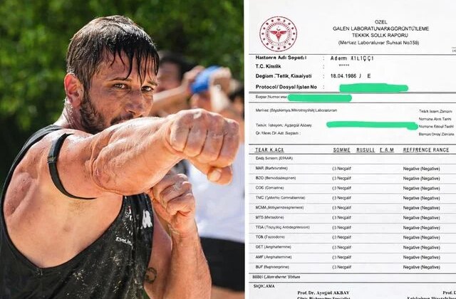 Adem Kılıçcı iddialara karşı kendi yaptırdığı test sonucunu paylaştı
