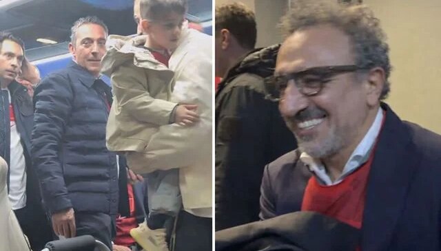 Otobüsün içinden kimler indi kimler! A Milli Takım’a büyük destek