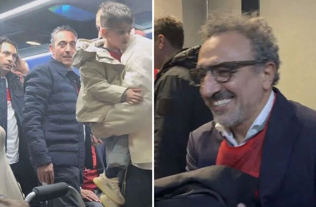 Otobüsün içinden kimler indi kimler! A Milli Takım’a büyük destek