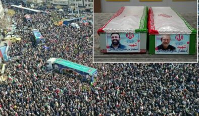 Ali Laricani son yolculuğuna uğurlanıyor! İran’dan gövde gösterisi gibi cenaze töreni