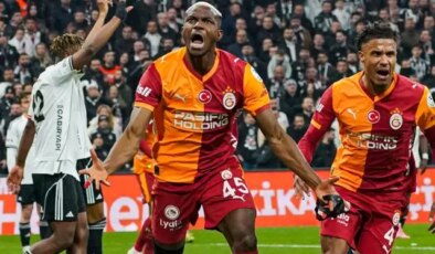 Altın değerinde 3 puan! Galatasaray, 10 kişi kaldığı derbide Beşiktaş’ı mağlup etti
