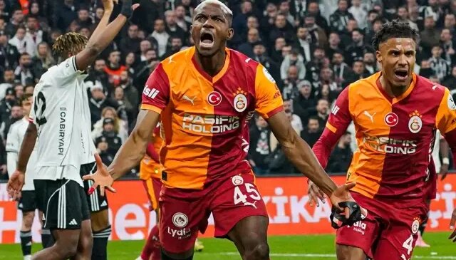 Altın değerinde 3 puan! Galatasaray, 10 kişi kaldığı derbide Beşiktaş’ı mağlup etti