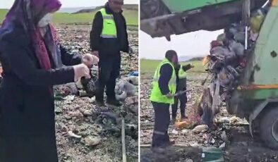 Altınları sakladığı yere bakın: Belediye ekipleri seferber oldu