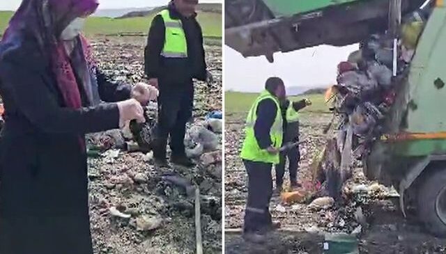 Altınları sakladığı yere bakın: Belediye ekipleri seferber oldu