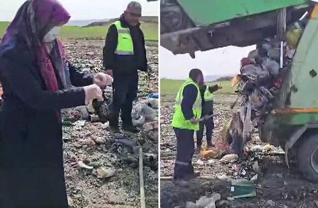 Altınları sakladığı yere bakın: Belediye ekipleri seferber oldu