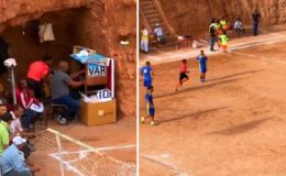 Amatör maçta VAR sistemi uygulanıyor