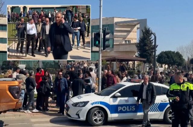 Antalya’da kaymakamlık binasında silah sesleri