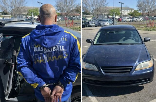 Araç hırsızlığı davasına çalıntı araçla geldi, kapıda yakalandı