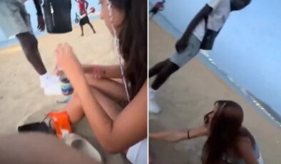 Avrupa ülkesinde taciz skandalı! Sahildeki kadınlar panik içinde kaçtı