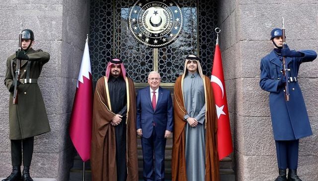 Bakan Güler, Katar Emiri’nin kardeşlerini kabul etti