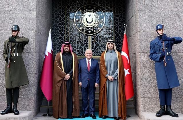 Bakan Güler, Katar Emiri’nin kardeşlerini kabul etti