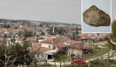 Köyünde yürüyüş yaparken buldu! Milyonlarca yıllık