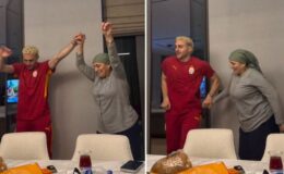 Barış Alper galibiyetin tadını annesiyle beraber çıkardı