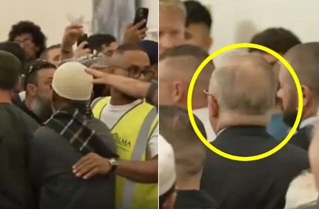 Başbakanı bayram namazında gören cemaat ayaklandı: Pis köpek