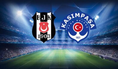 Beşiktaş-Kasımpaşa maçının ilk 11’leri belli oldu