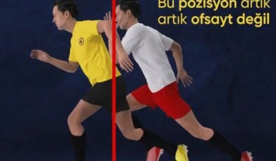 Bildiğinizi unutun! Futbolda ofsayt kuralı değişti
