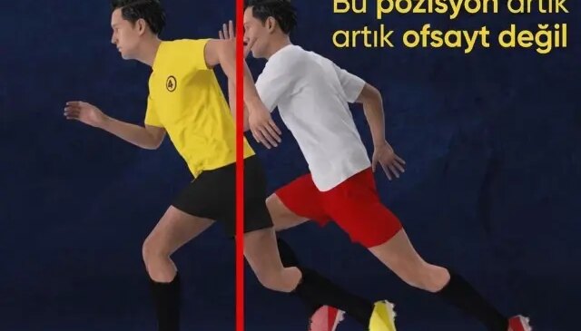 Bildiğinizi unutun! Futbolda ofsayt kuralı değişti