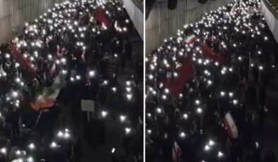 Binlerce İranlı ABD ve İsrail’e karşı yürüdü
