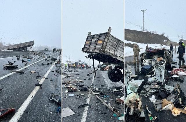 Bitlis–Van yolunda katliam gibi kaza: Ölü ve yaralılar var