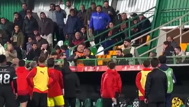 Bodrum FK-Iğdır FK maçında ırkçılık skandalı! Stattan apar topar çıkartıldı