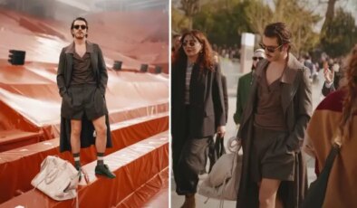 Boran Kuzum’un Paris Moda Haftası tarzı gündem oldu