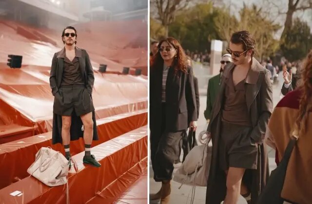 Boran Kuzum’un Paris Moda Haftası tarzı gündem oldu