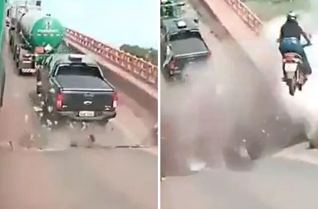 Brezilya’daki “Kıyamet” görüntüleri ilk kez ortaya çıktı: 50 metre yükseklikten Tocantins Nehri’ne çakıldılar