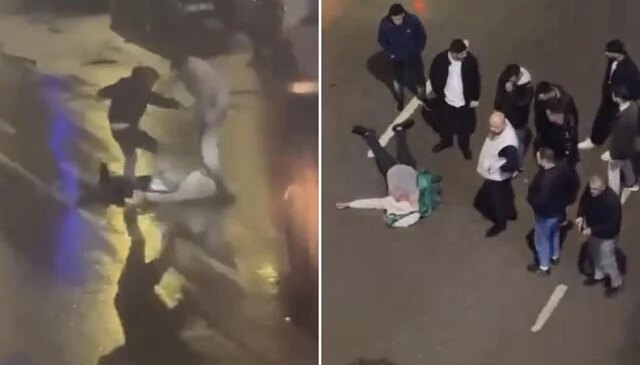 Cadde ortasında feci şekilde darbettiler! Herkesin dikkatini tek bir şey çekti